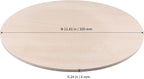 SHEUTSAN 12 PCS 11.8 Inch Wood Circles, 1/4 Inch Round Wood Sheets, Unfinished - Image 2