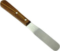 HTS 316M8 8" Medium Wood Handle Stainless Steel Palette Knife by HTS