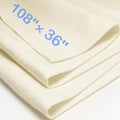 XSEINO Ivory Large Felt Fabric 108" X 36 ", 1.4 mm Thick Soft Felt Fabric Sheet by XSEINOiscreating%EF%BC%81