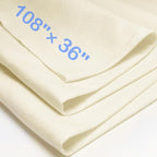 XSEINO Ivory Large Felt Fabric 108" X 36 ", 1.4 mm Thick Soft Felt Fabric Sheet by XSEINOiscreating%EF%BC%81