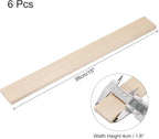 MECCANIXITY 6pcs Wood Sticks, 3/8"x 1.6" x 15" Rectangle Wooden Cube Wood - Image 2