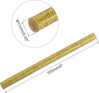 uxcell Mini Hot Glue Sticks for Glue Gun 11mm x 100mm Glitter Gold 12pcs - Image 2