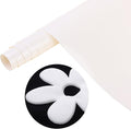 Tintnut White Puff Heat Transfer Vinyl Roll, easy cut & weed, stretch washable by Tintnut