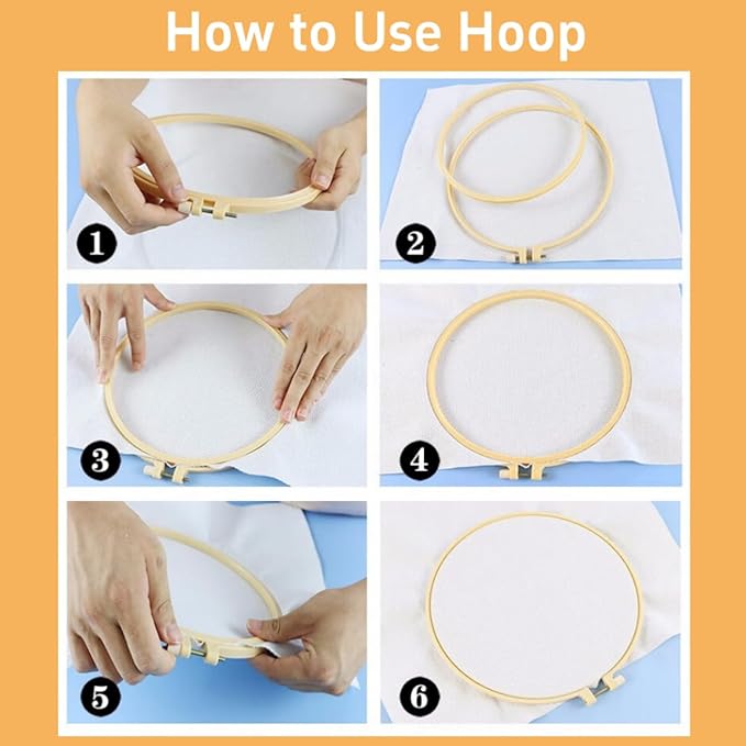Punch Needle Kits for Beginners Hydrochoerus in Water 20x20cm-2 | Easy for - Image 4