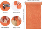 CHIHUT 12''x100'' Self Adhesive Orange Velvet Flocking Liner - Image 8