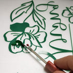 guangyintong Heat Transfer Vinyl Green HTV Rolls, Matte Surface PVC Material - Image 5