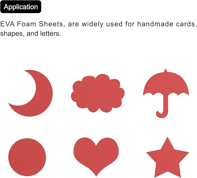 MECCANIXITY EVA Foam Sheets Red 7.6 Inch x 5.9 Inch 2mm Thickness - Image 6
