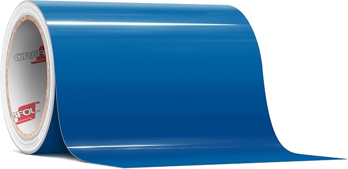 ORACAL 651 Gloss Sky Blue Permanent Vinyl Tape Roll – Premium Adhesive Film by Orafol