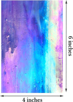 LITMIND 12 Sheets Iridescent Stained Glass Sheets – 4 x 6 Inch Opaque Rainbow - Image 6
