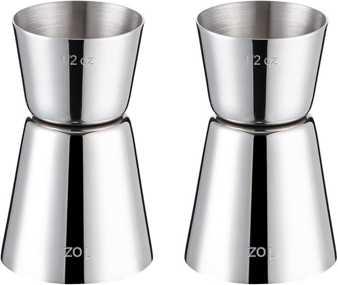 Briout Jigger for Bartending, Flat Edge by Briout