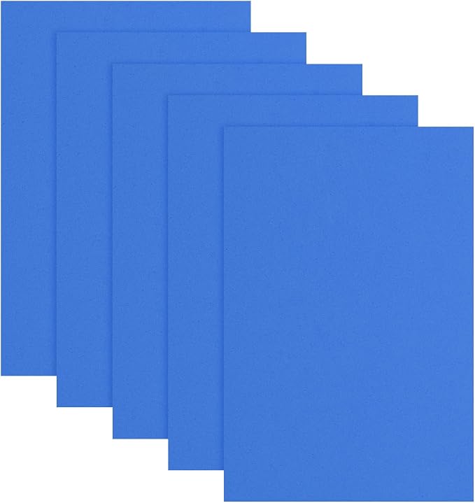 uxcell 5 Pcs Dark Blue EVA A4 Foam Sheets Crafts, 12 x 8 Inch Foam Paper by uxcell