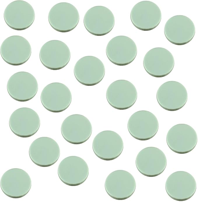 LITKO 18mm Game Tokens | Bingo, Board & Card Counters | Set of 25 | Grey | 3mm by LITKO
