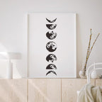 Moon Stencils for Painting Star Stencil Reusable Sun Clouds Stencils for - Image 3