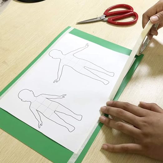 2Pcs Child's French Curve Ruler Sewing Humanoid Patterns Design, Clothing - Image 6