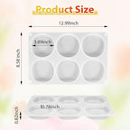 6 Cavity Deep Round Coaster Mold, Thicken Resin Casting Coasters Molds - Image 2