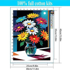 Flowers Stamped Cross Stitch Kits - Image 2