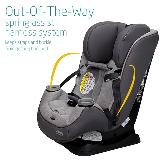 Maxi-Cosi Pria Max All-in-One Convertible Car Seat, Rear Facing Car Seat (4-40 lbs), Forward Facing Car Seat (22-65 lbs), High Back Booster Seat (40-100 lbs), Pure COSI, Urban Wonder