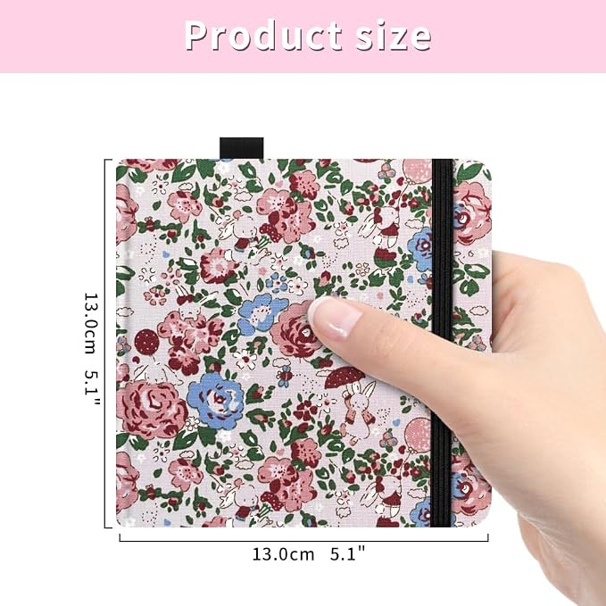 5x5 Handy Portable Handmade Cloth Fabric Hardcover Sewing Binding Travel - Image 2