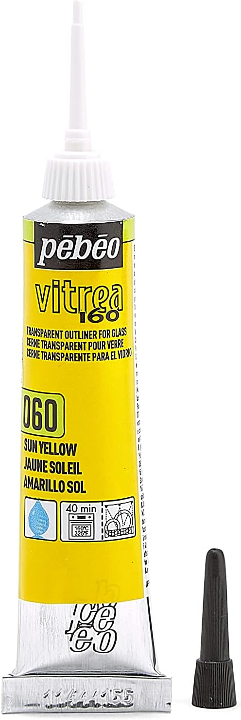 Pebeo Vitrea 160, Glass Paint Outliner, 20 ml Tube - Image 11