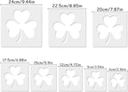 8 Pack St. Patrick’s Day Shamrock Stencil - Image 2