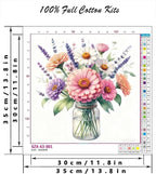 niurenmaoyi Flowers Stamped Cross Stitch Kits - Image 2