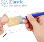 14 Pcs Paint Brushes for Kids, Round and Flat Kids Paint Brushes, Easy Hold and - Image 4