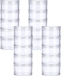 Hipiwe 4 Set Stackable Cosmetic Containers by Hipiwe