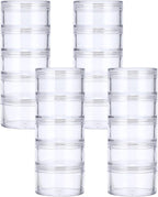 Hipiwe 4 Set Stackable Cosmetic Containers by Hipiwe
