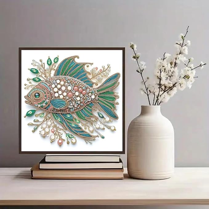 ZQEATRY Fish Animal Special Shape Diamond Art Kits - Image 5