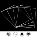 QWORK Clear Acrylic Sheets 10 Pack, Laser Cut Clean Edges, Cast Acrylic Board - Image 4