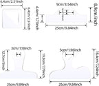 Router Templates, 5mm Clear Cut Board Woodworking Handle Templates, Angled - Image 2