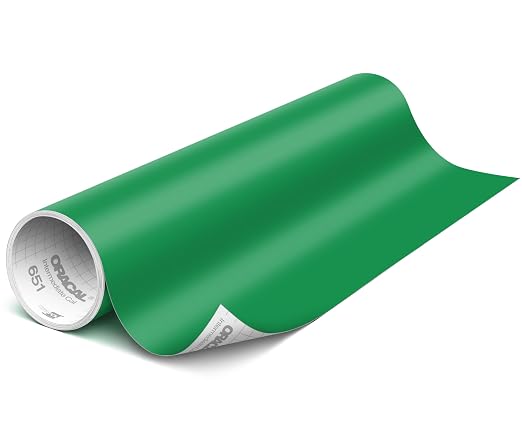 ORACAL 651 Matte Green Vinyl Durable Roll Easy to Weed Permanent Adhesive Craft by Orafol