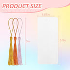 MXCOIRTP 120 Pcs Blank Bookmarks - Image 2