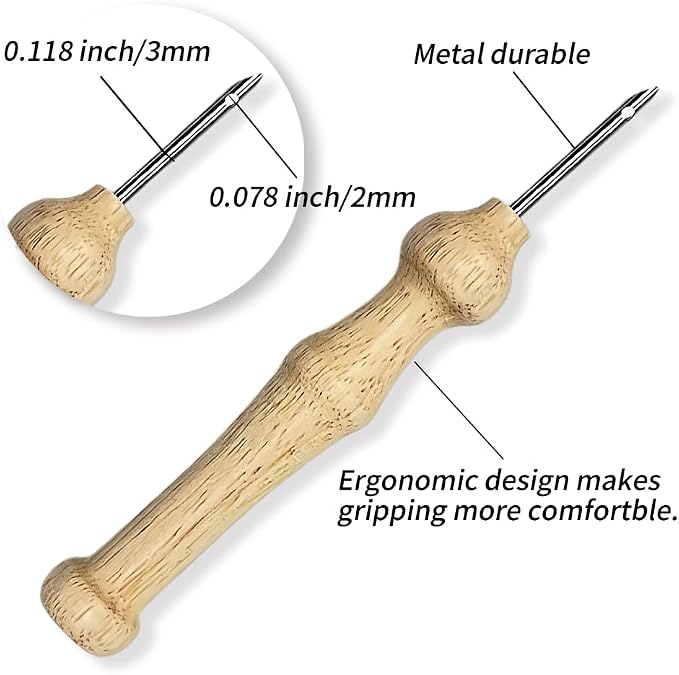 INFUNLY Peacock Flower Punch Needle Kit - Image 3