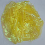 Yellow Iridescent Organza Fabric - Image 6