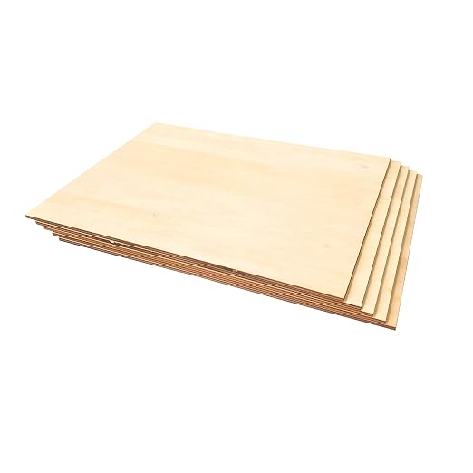 5 Pack Unfinished Basswood Sheet 12x16x3/16 Inch Thick Plywood Board Wooden - Image 4