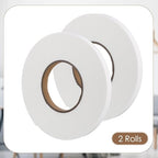 Tatuo 2 Rolls Double Sided Foam Tape PE Foam Tape Sponge Soft Mounting Adhesive - Image 2