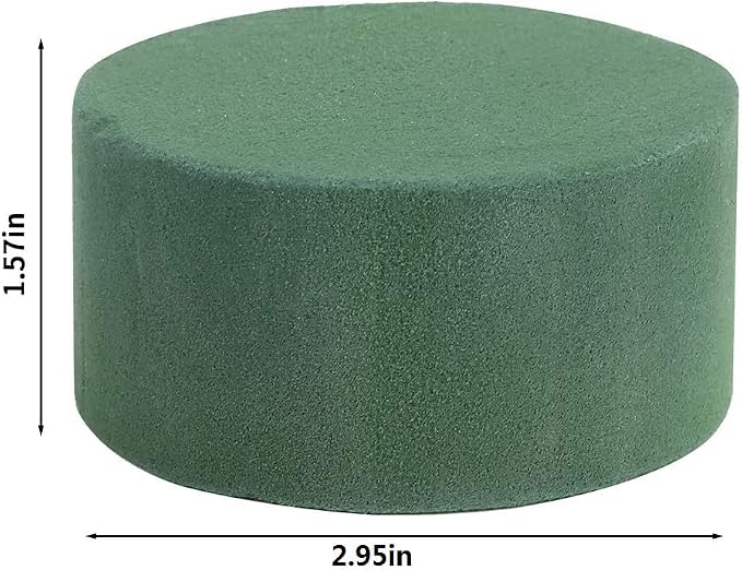 CCINEE Round Floral Foam, Wet Florist Foam Block Flower Arrangement Supplies - Image 2