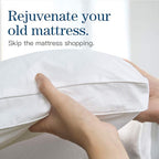 COONP Twin XL Mattress Topper, Extra Thick Pillowtop, Cooling Plush Mattress - Image 5