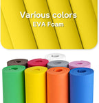 Do²ping Yellow Eva Foam Sheets Roll, 10mm EVA Craft Foam 39''x13.9'' High - Image 6