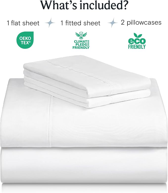 LuxClub 4 PC King Size Sheet Set Bed Sheets Deep Pockets 18" Wrinkle Free - Image 2
