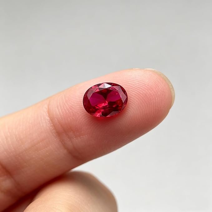 AierCrystal Ruby Red Cubic Zirconia Loose Beads Unset - Image 3