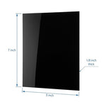 KAITELA Black Cast Acrylic Sheet 5" x 7" x 1/8" Thick, Laser Cutting, - Image 3