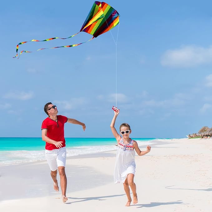 HENGDA KITE for Kids&Adults Rainbow Parafoil Kite - Image 4