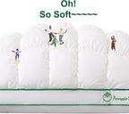 YOUR MOON Fluffy Support Bed Pillow King Size Set of 2, Super Soft Premium - Image 2