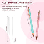 Epakh 2 Pieces Weeding Pen Vinyl Pen Pin Weeding Tool Fine Point Glitter Metal - Image 2