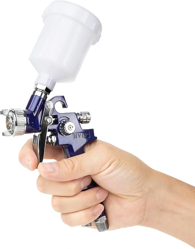 NEIKO 31207A HVLP Mini Gravity Feed Air Spray Paint Gun | 1.0 mm Nozzle Size | - Image 4