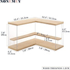 NONEMEY Clear Acrylic Display Case Stand - Image 5