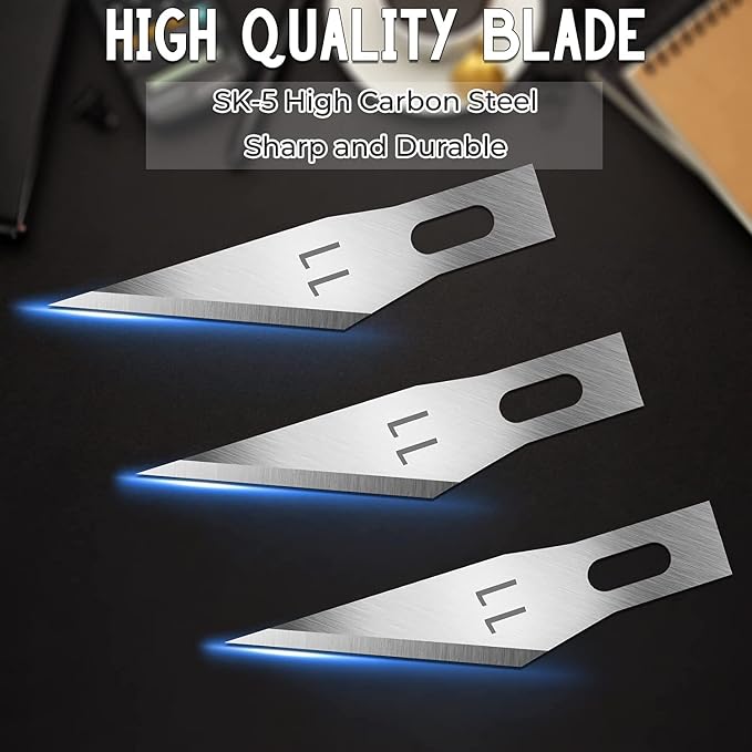 Jetmore 60 Pack Exacto Knife Blades 11, Craft Knife Blades Replacement - Image 3