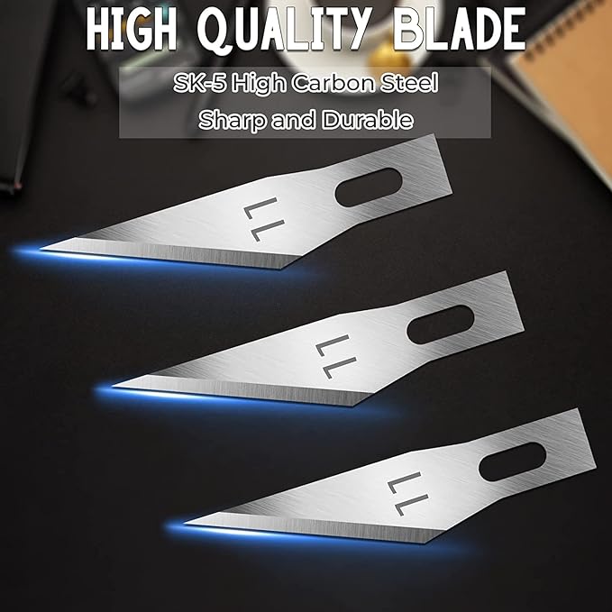 Jetmore 160 Pack Exacto Knife Blades 11, Craft Replacement Blades - Image 3
